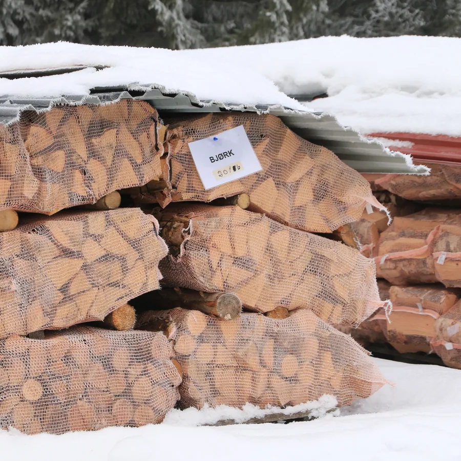 Tikros beržinės malkos Norvegijoje; iliustracinis pavyzdys.